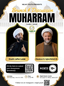 Muharram 1448 photo of Brunch Event Flyer with Sheikh Jaffer Ladak and H.I. Maulana Agha Mehdi Ali